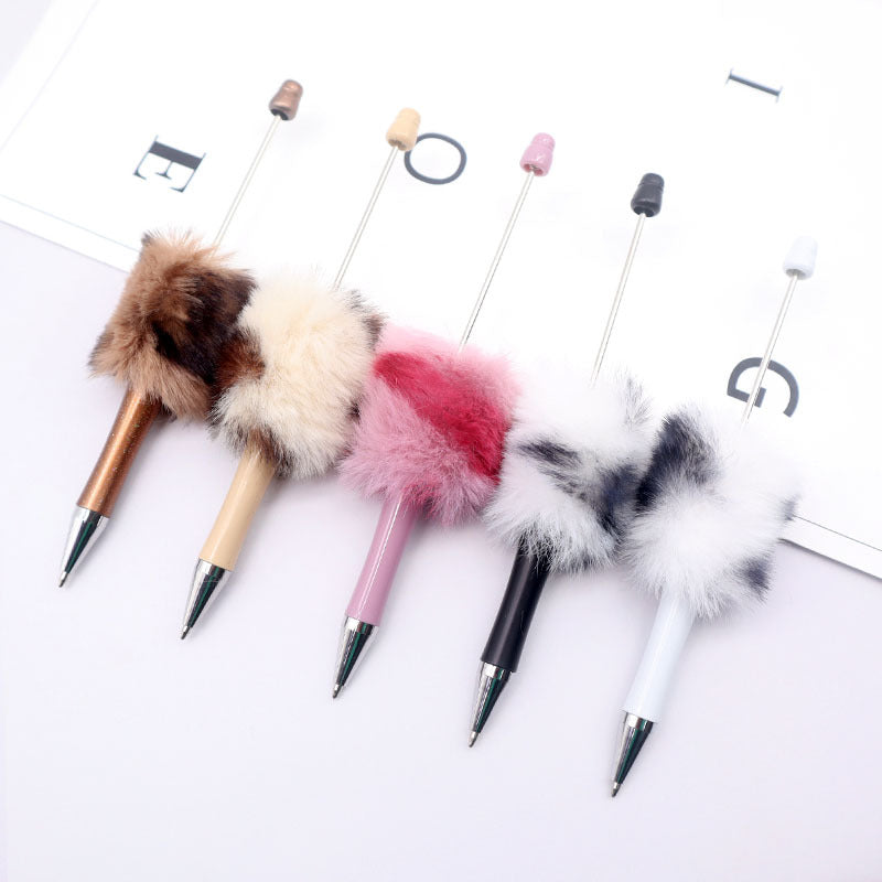 Wholesale Cartoon beaded cute pen with cute beads and cute girly gift pen