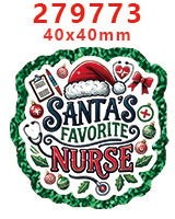 Wholesale Random 30pcs Green Christmas Cartoon Acrylic Flatback