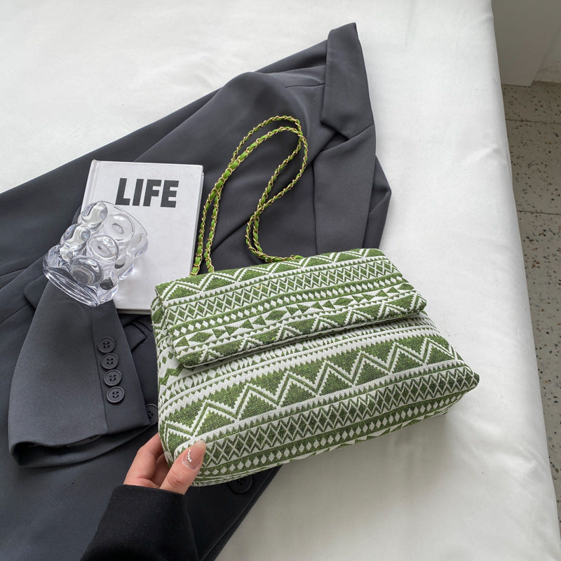 Wholesale Fabric Retro Ethnic Style Chain Bags