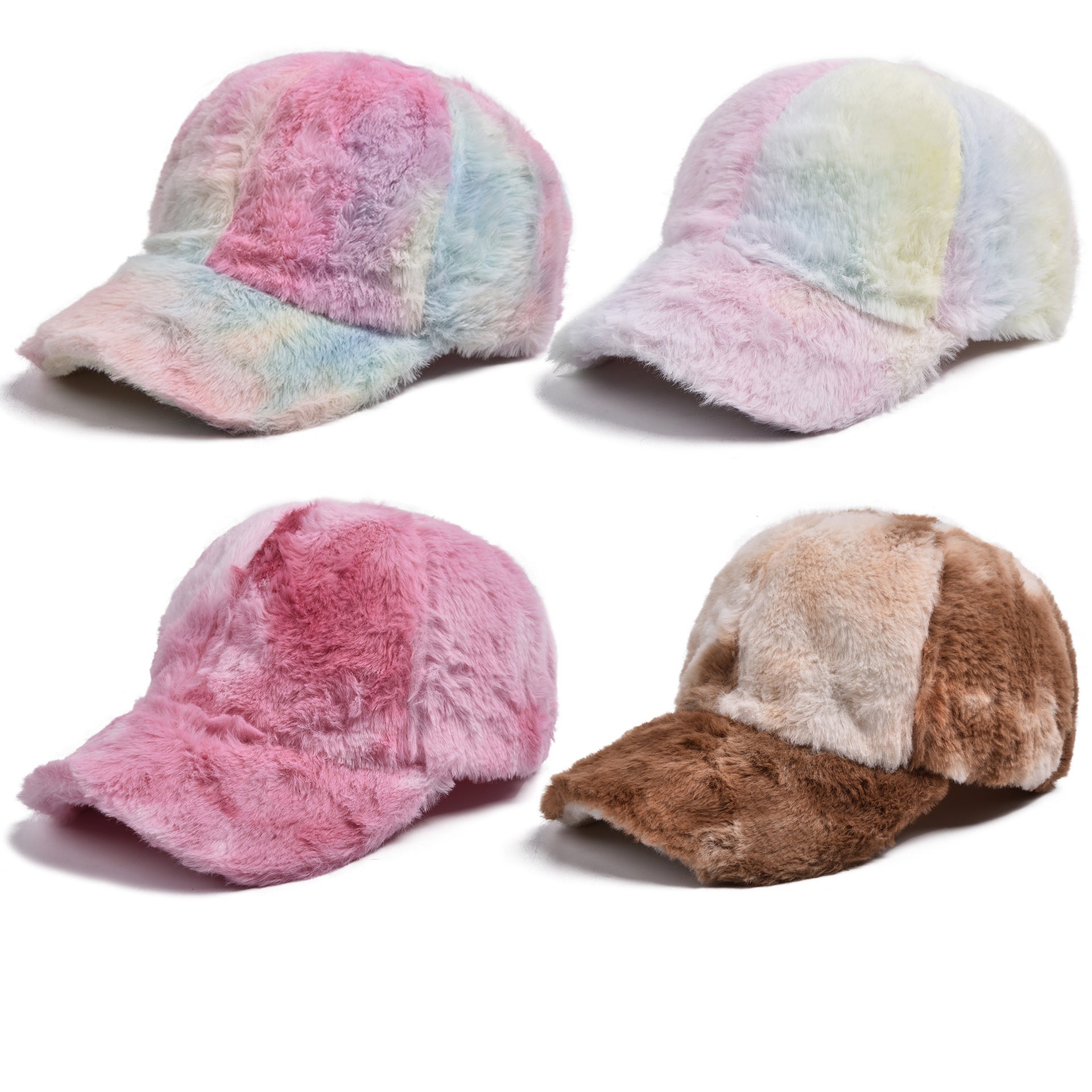 Wholesale Plush Patterned Insulated Baseball Cap