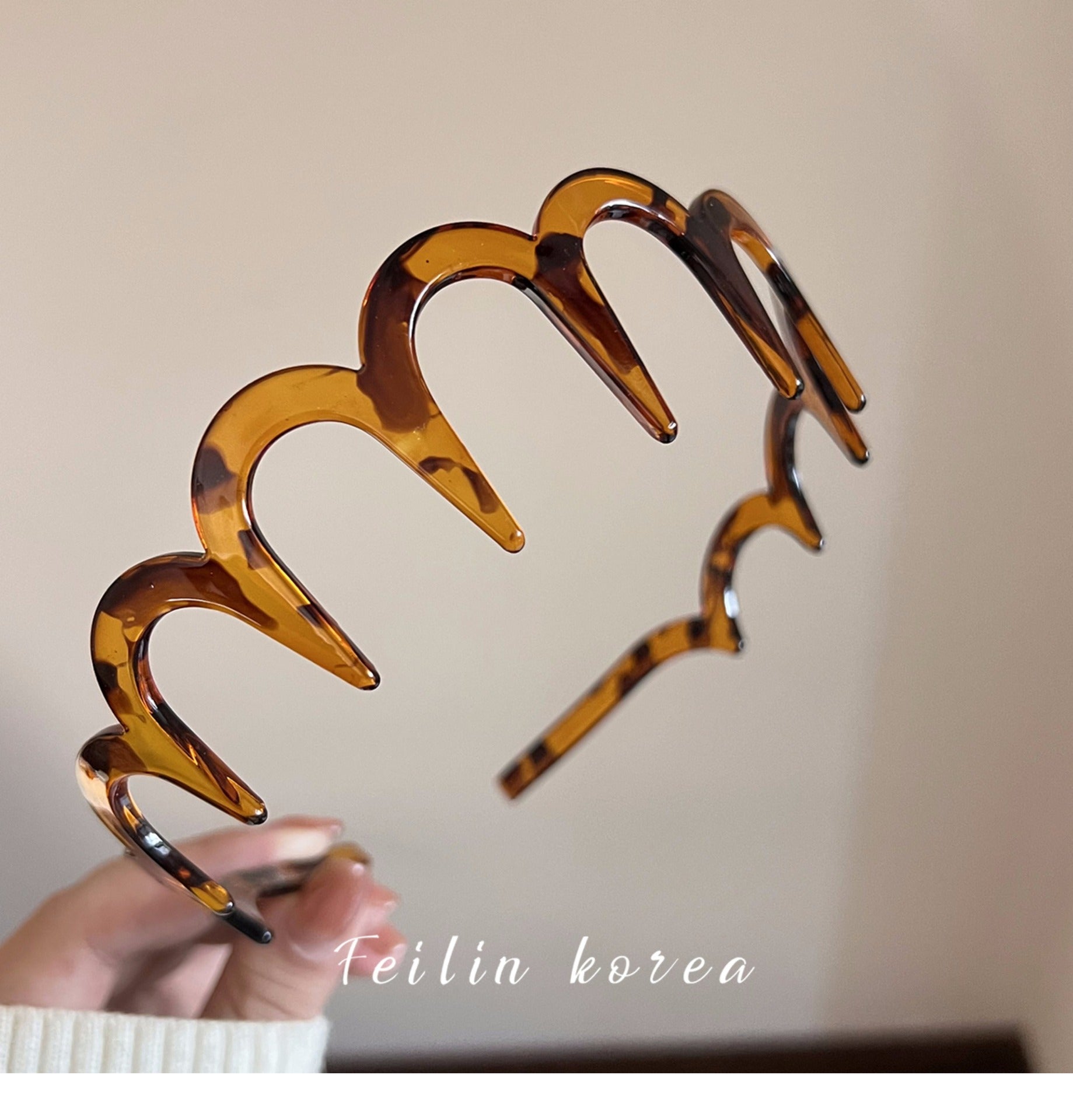 Wholesale Frosted toothed face wash non-slip hair band