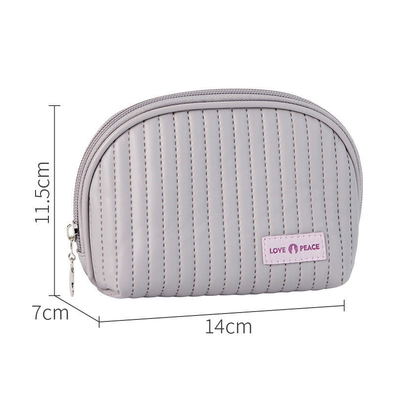 Wholesale Leather Portable Small Portable Toiletry Bag