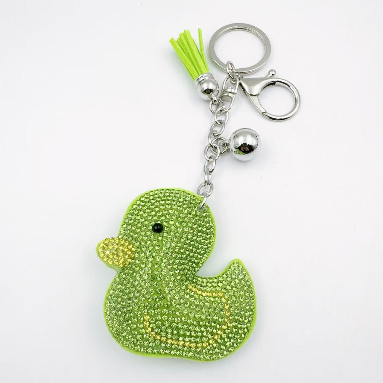 Wholesale  creative cartoon animal diamond key chain Cute Keychain