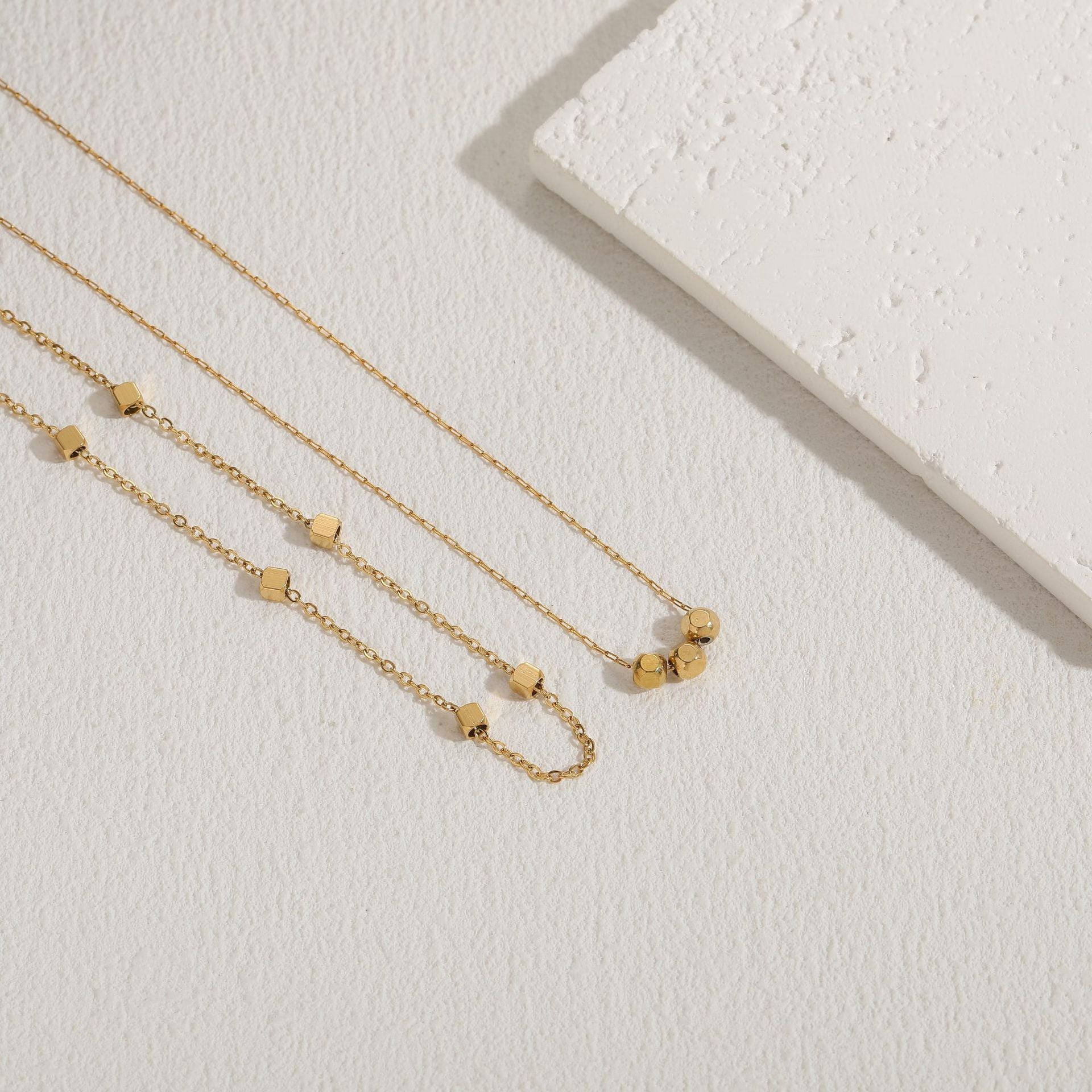 Wholesale Simple Luxury Fashion Versatile Titanium Steel Necklace