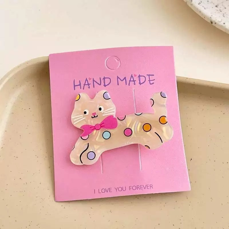 Wholesale Cute Puppy Hair Clip Cartoon Creative Realistic Kitten Hair Clip