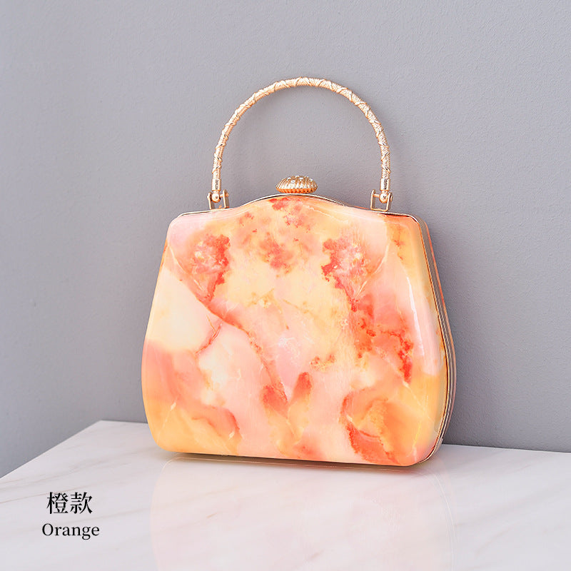Wholesale Marble PU Creative Simple and Personalized Handbag