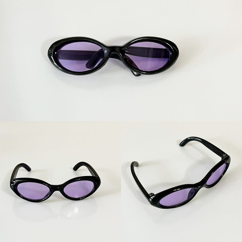 Wholesale 6. 5cm wide glasses doll sunglasses Doll Accessories