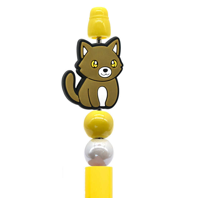 Wholesale Random  100pcs/pack  Cute Cartoon Cat PVC Beads