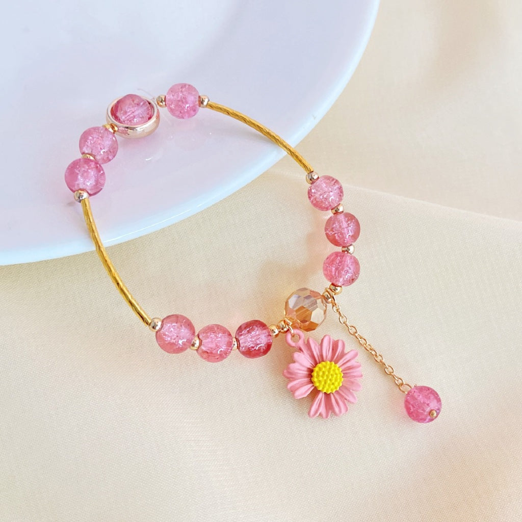 Wholesale Small Fresh Daisy Bracelet