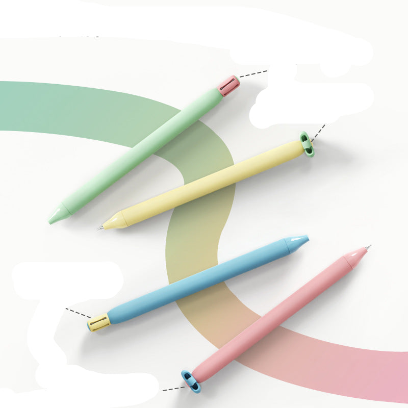 Wholesale Creative deformation flower decompression double ball CS quick-drying black pen