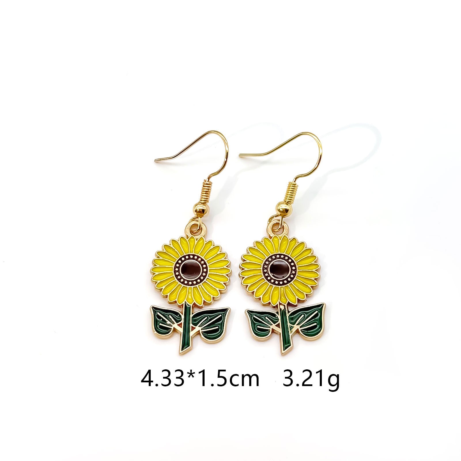 Wholesale Thanksgiving Earrings With Cartoon  Maple Leaf Sunflower Pumpkin Design Zinc Alloy Fall Harvest Jewelry Accessory For Parties