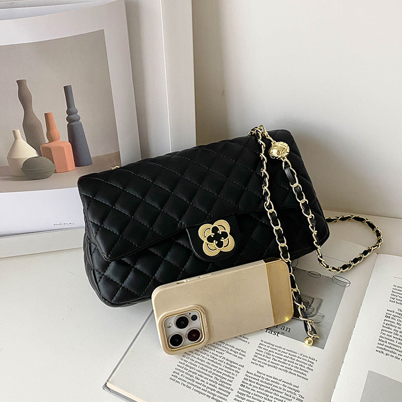 Wholesale Diamond Embroidery Small Square Bag Fashionable Shoulder Bag