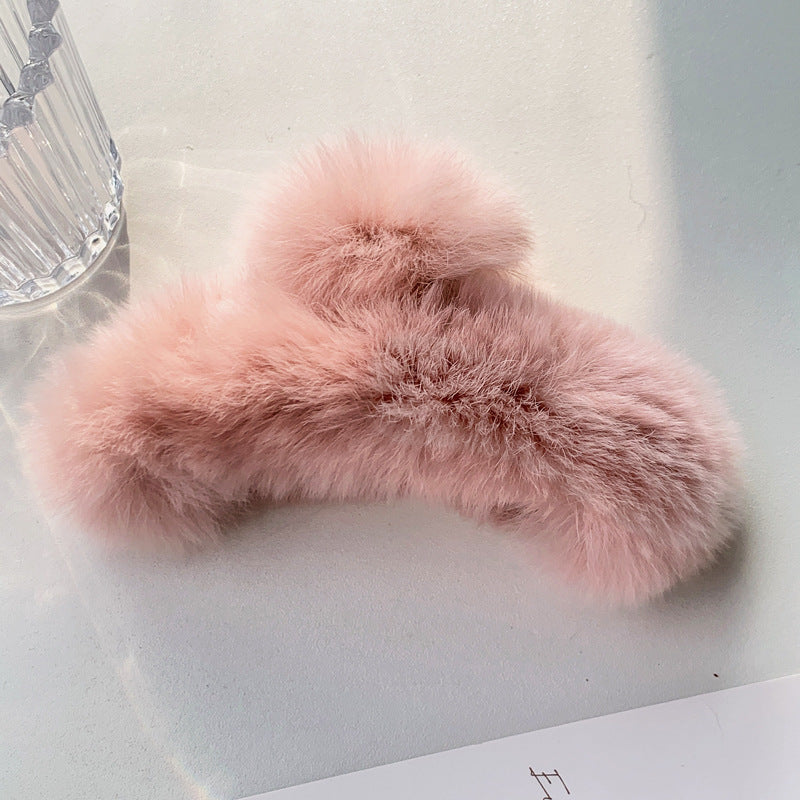 Wholesale Oversized Plush Hair Clips