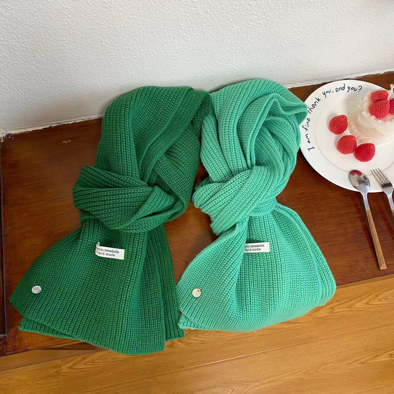 Wholesale Multicolor Knitted Wool Scarf