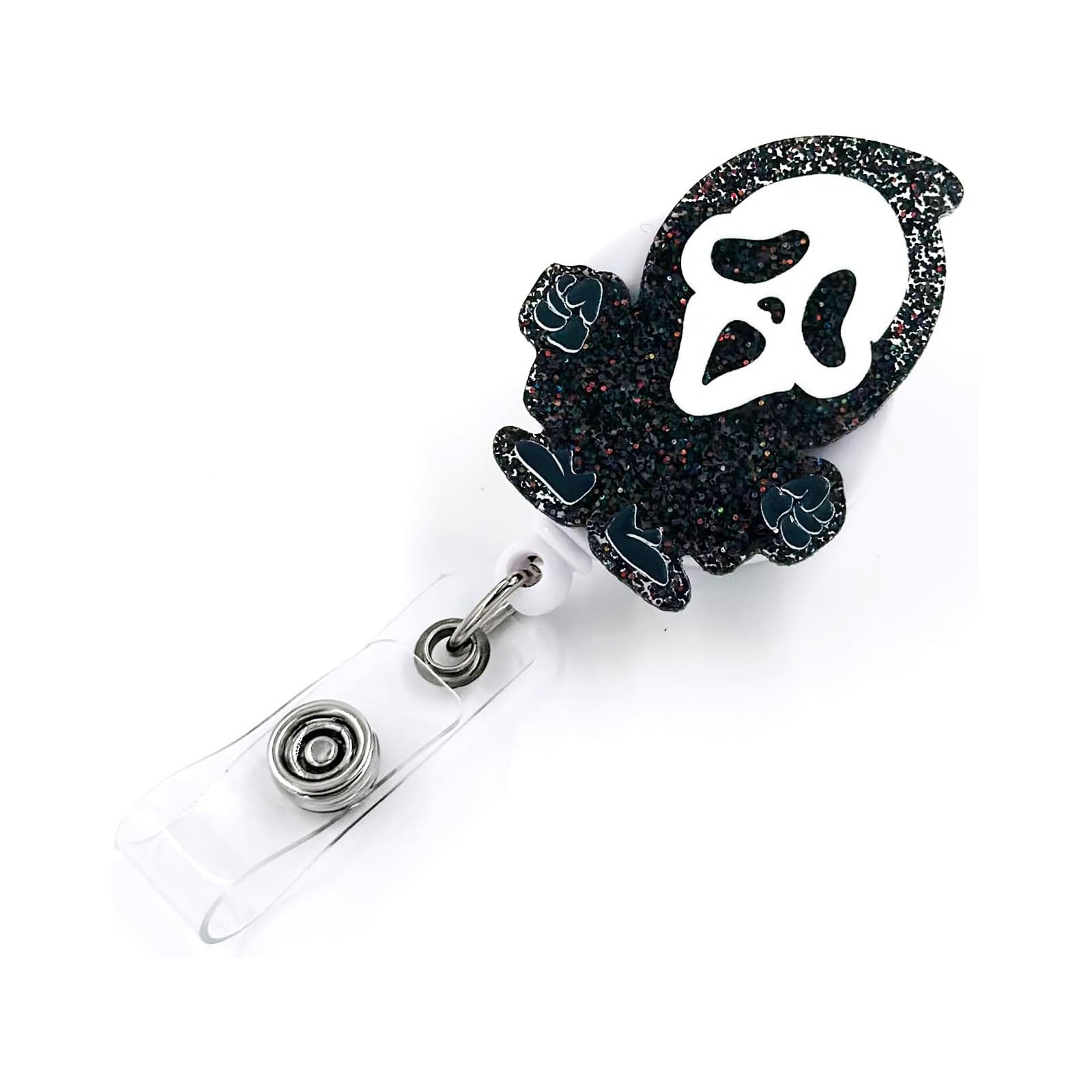 Wholesale Kittens, Cows, Ghosts, Acrylic Badges, Scroll Extendable Keychains