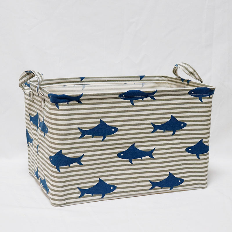 Wholesale Cotton and Linen Cloth Foldable Storage Box