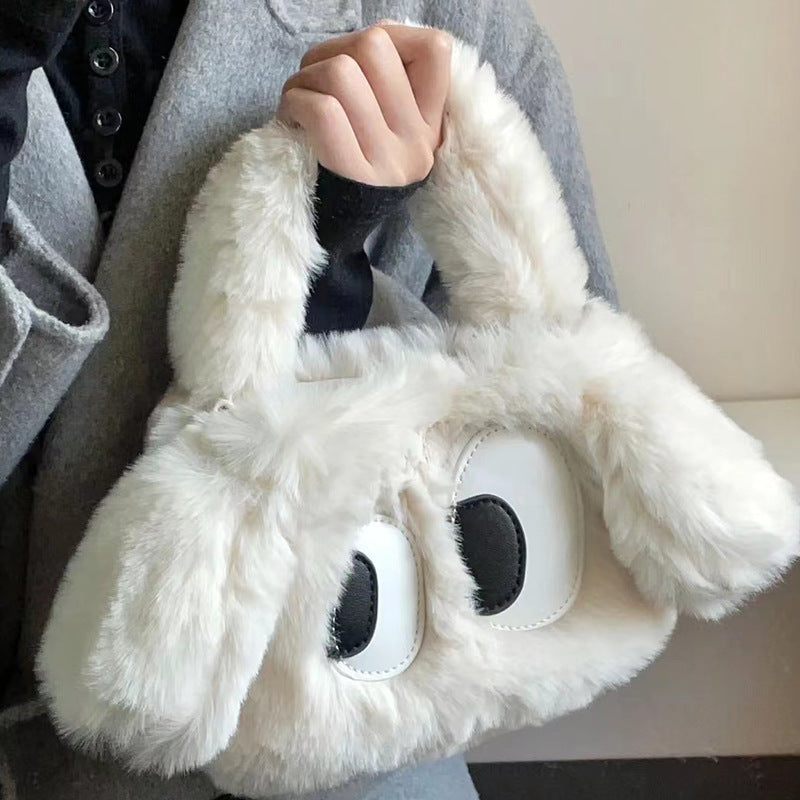 Wholesale Cute Cartoon Puppy Plush Hand Shoulder Bag