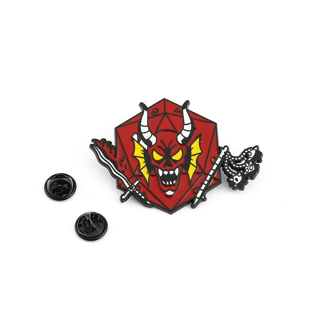 Wholesale Cute cartoon metal badge Brooch