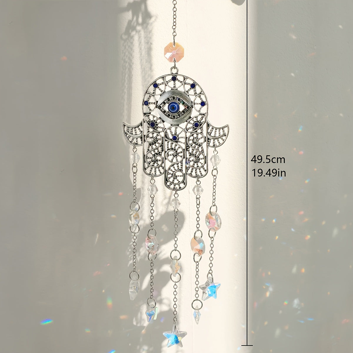 Wholesale Devil's Eye Palm Sun Catcher Crystal Garden Home Window Decoration