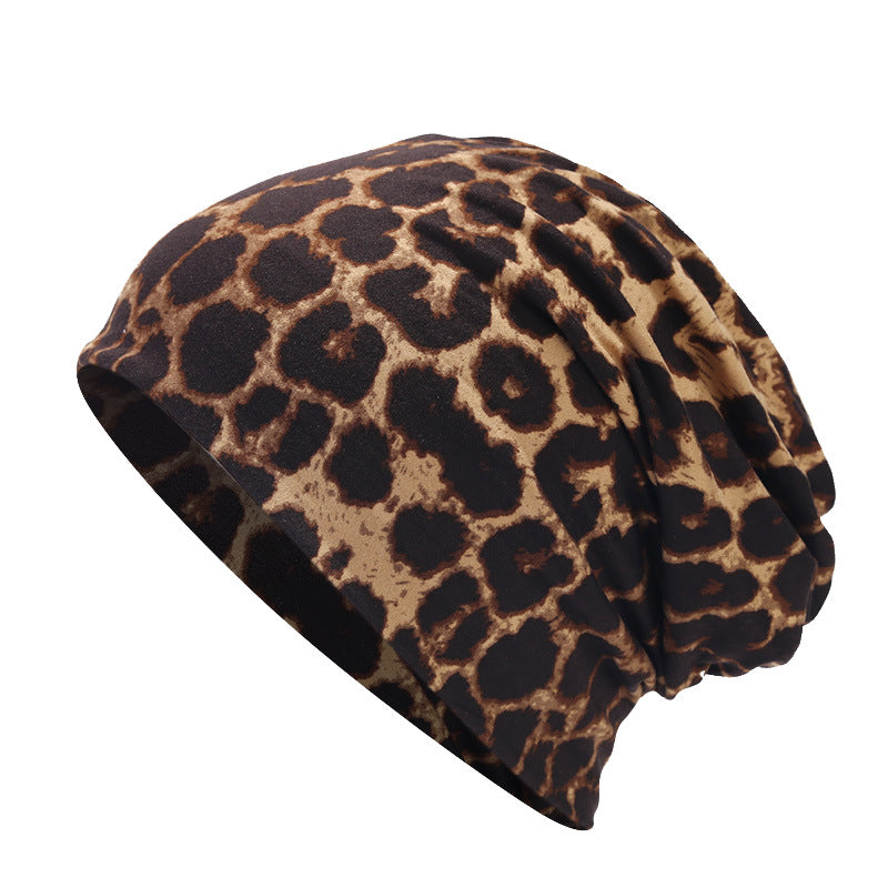 Wholesale Hats, Scarves, Dual-purpose Leopard Print Camouflage Headband Polyester Hats