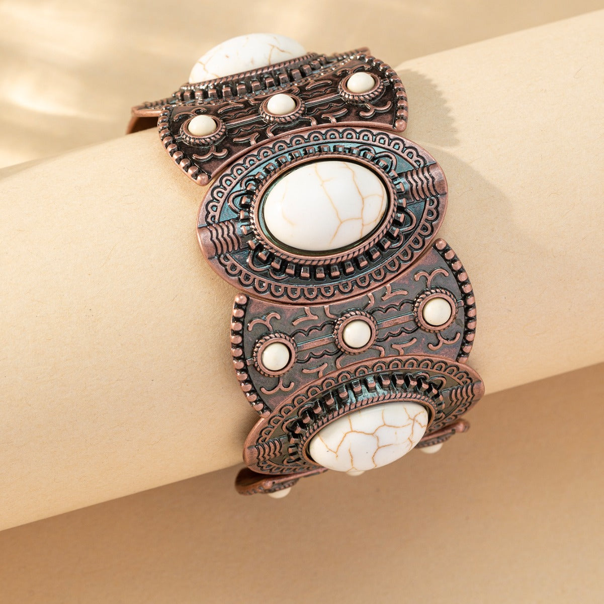 Wholesale Retro Personalized Bohemian Ethnic Turquoise Bracelet