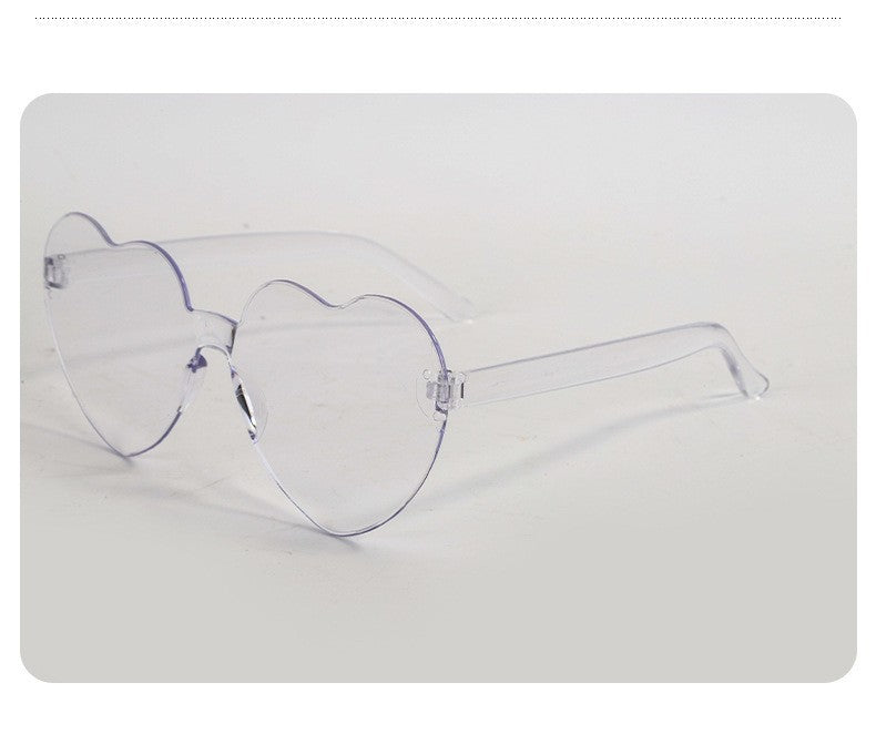 Wholesale Candy Jelly Color Love Glasses