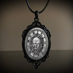 Wholesale Vintage Gothic style bat castle crow cross blood black cat church cemetery vampire vintage necklace