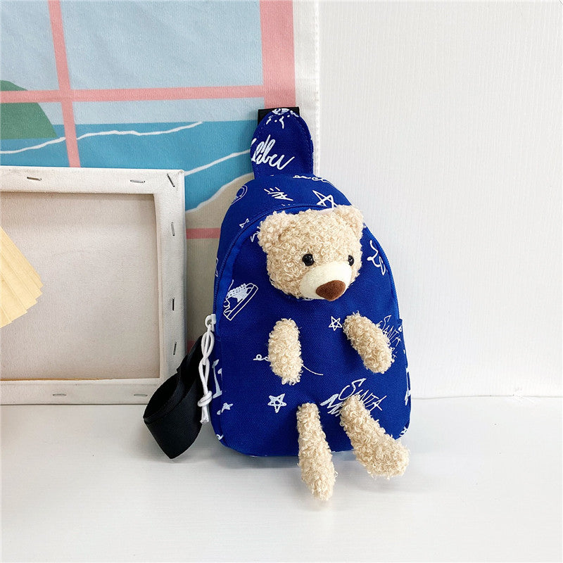 Wholesale Cow Crossbody Bag Chest Bag Canvas Kids Bag