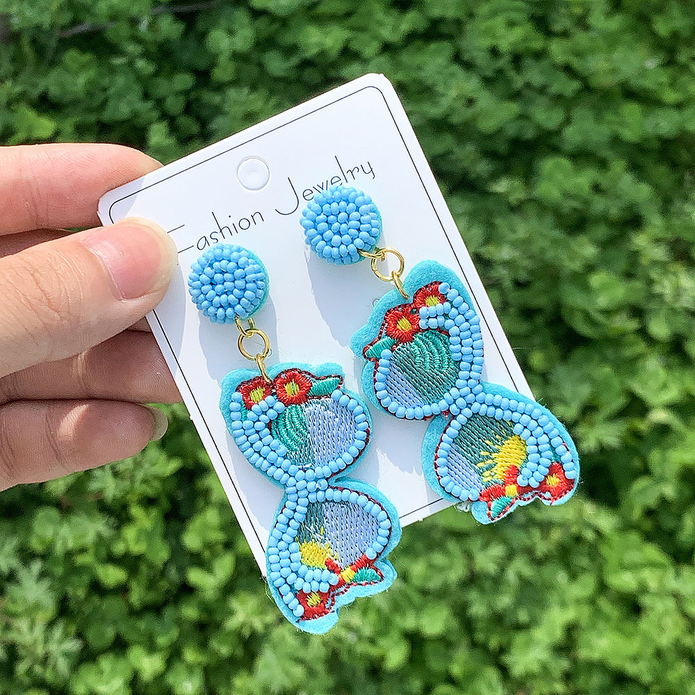 Wholesale Bohemian Handwoven Sunglasses and Bead Earrings