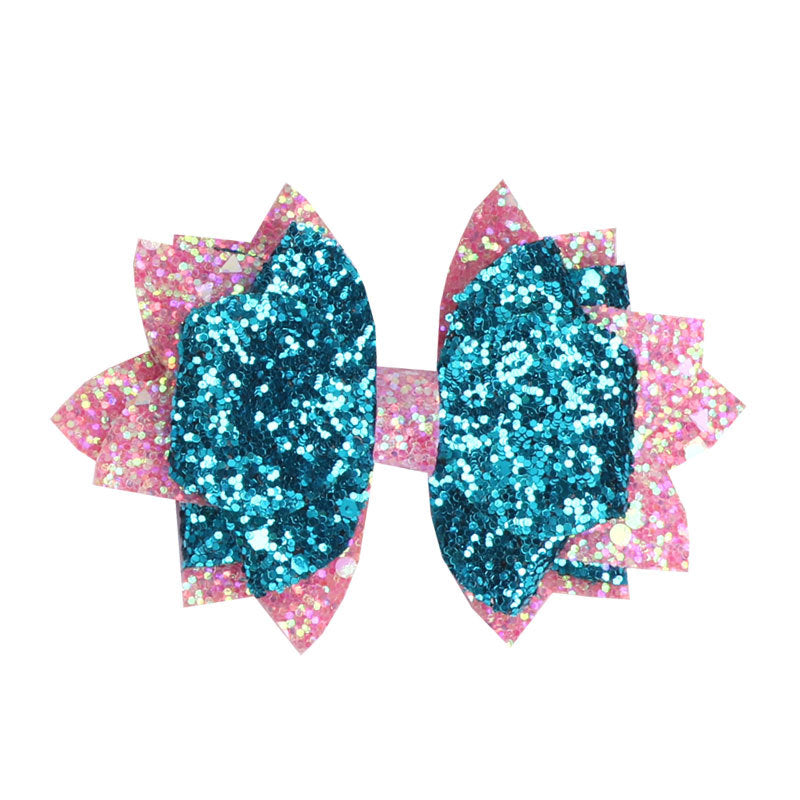 Wholesale Diy Flash Cloth Leather Bow Rubber Band Buckle Cup Straw Accessories