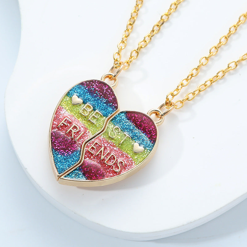 Wholesale Best Friend Children' s Love Magnetic Necklace