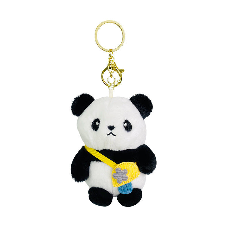 Wholesale Creative Cute Plush Panda Doll Ornament Keychain