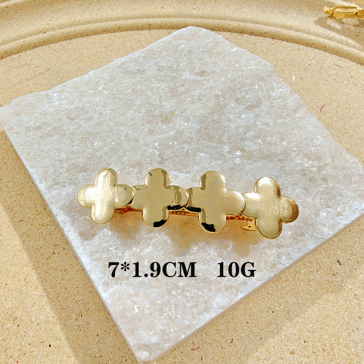 Wholesale Spring Clip Geometric Alloy Hairpin Back Head Ponytail Hair Accessories All-match Fashion Hair Headwear