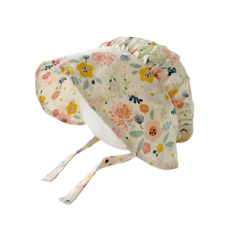 Wholesale Cotton Kids Tie-up Bucket Hat