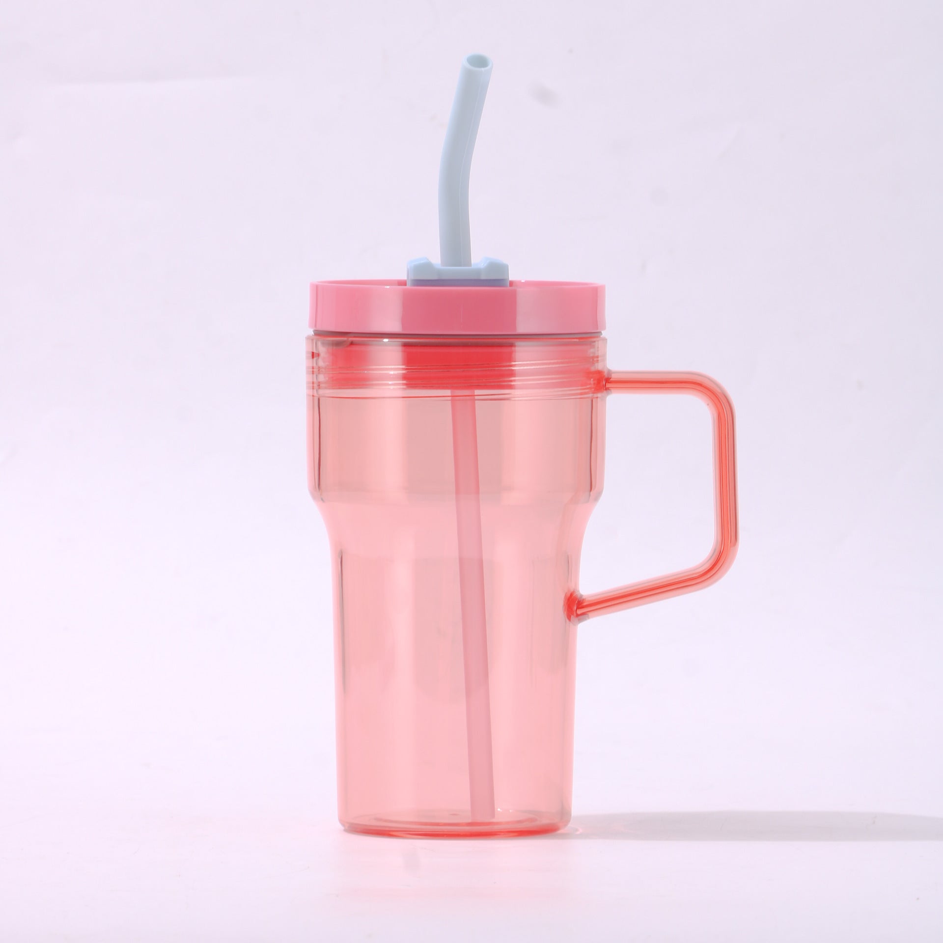 Wholesale 40oz/30oz Car Cup Plastic Handle with Straw Large Capacity Portable Ice Blaster Cup