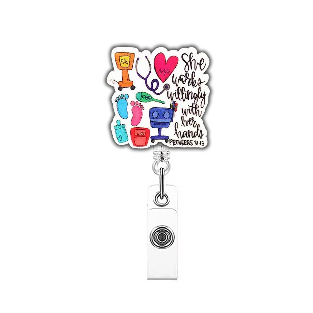 Wholesale Christmas Colored Bow Badge Reels