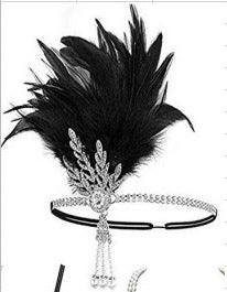 Wholesale Pearl Feather Alloy Headband