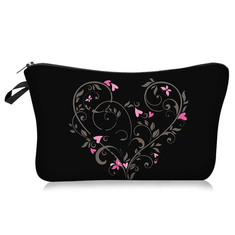 Wholesale Valentine's Day Love Series Cosmetic Bag Hand Storage Toiletries Bag