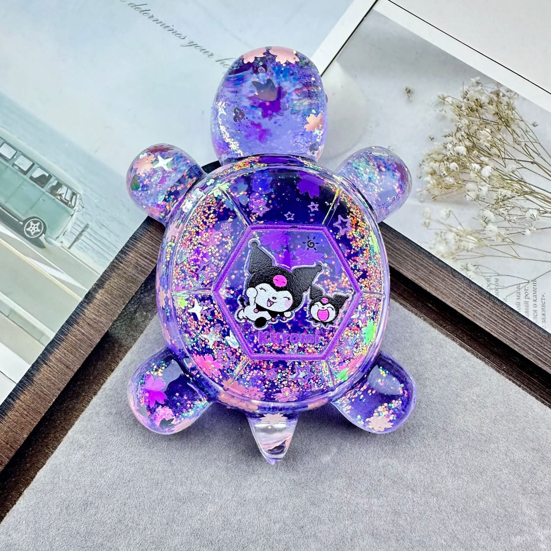 Wholesale quicksand turtle flash luminous accessories Decorations special