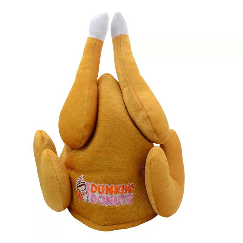 Wholesale 10PCS  Halloween Carnival Turkey Cloth Hats