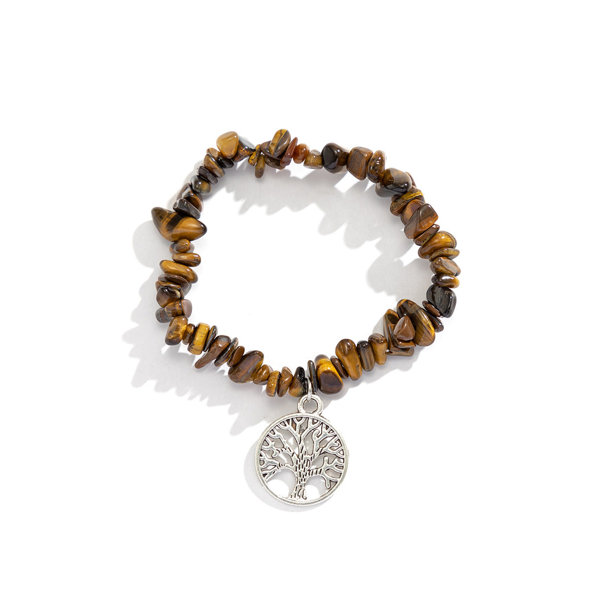 Star al por mayor Star Heart Fish Coste de piedra triturada Pulsera colorida