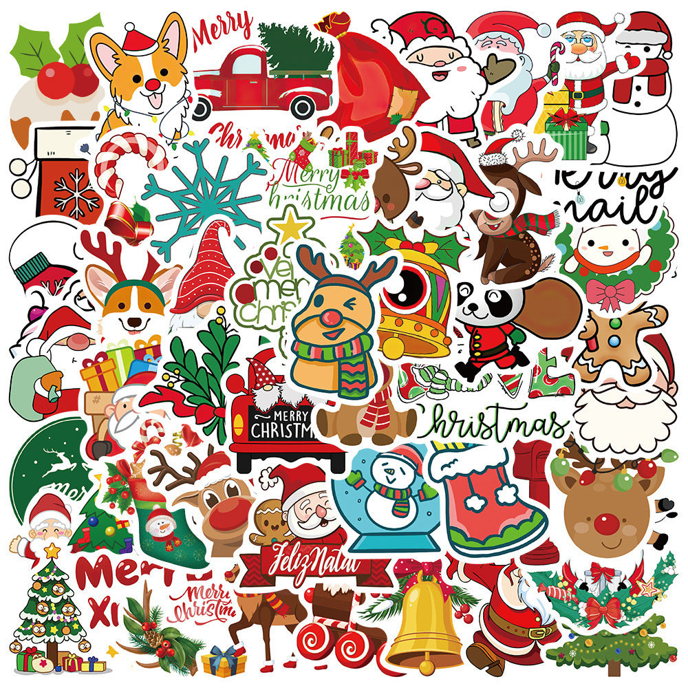 Wholesale 50pcs Christmas series stickers