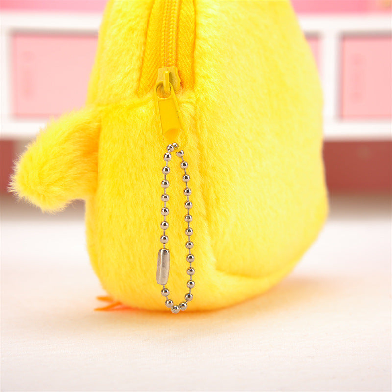 Wholesale of New Small Yellow Chicken Fluffy Zero Wallet