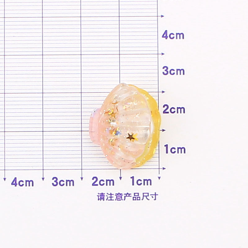 Wholesale Creative Seashells with Pearls Resin Cream Glue Phone Case