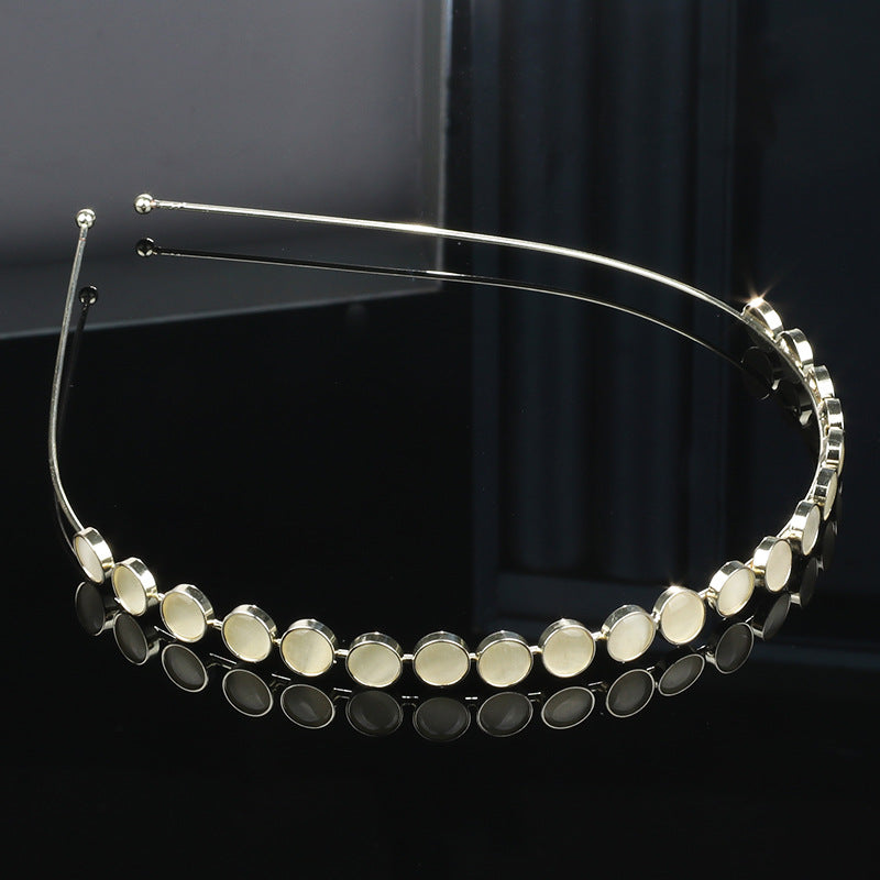 Wholesale Korean style high-end niche leaf flower headband