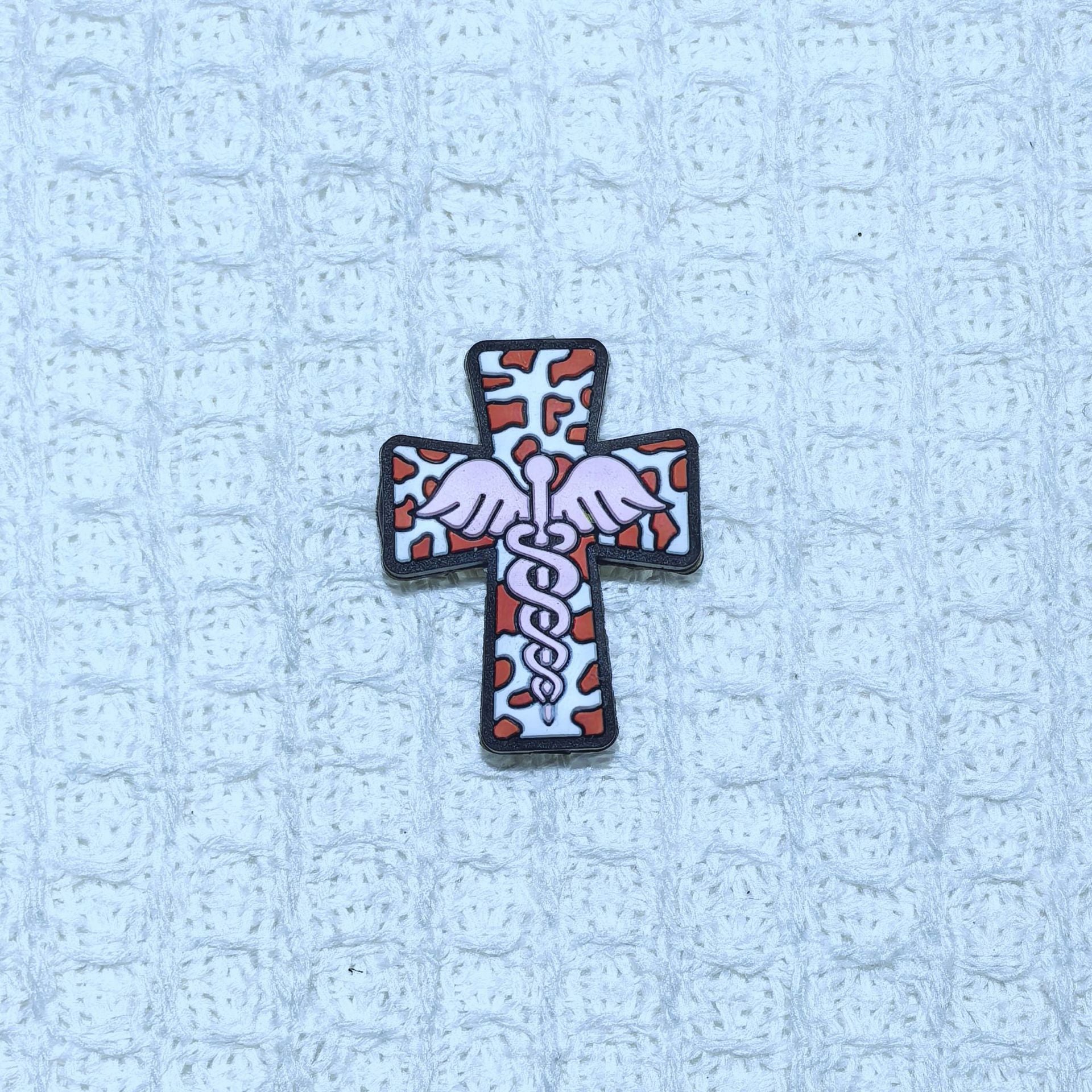 Wholesale  Random 100pcs  cross variety series silicone cartoon beads Focal Beads