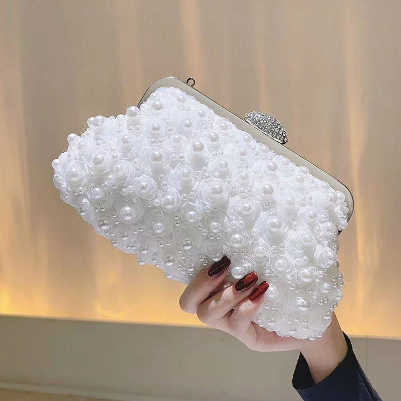 Wholesale Vintage Pearl Party Clutch Bag