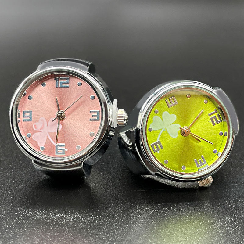Wholesale [Ring Watch] fashion men and women couple alloy shell ring watch