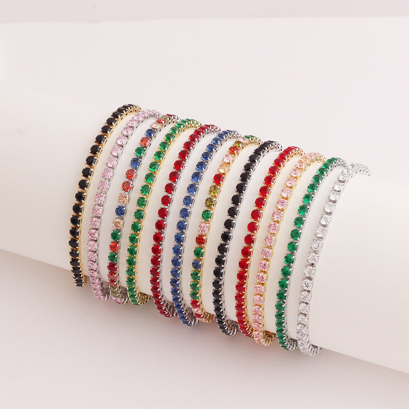 Wholesale Colored zircon bracelet