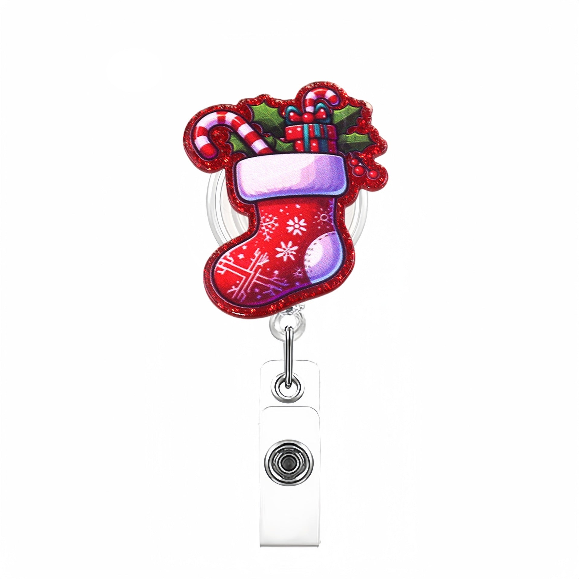 Wholesale Funny Christmas Tree Badge Reels